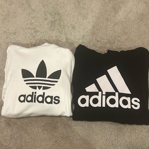 Set of two adidas hoodies